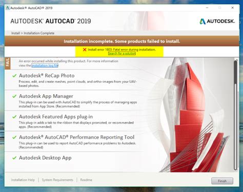 autocad 1603|Error 1603: 7 Fixes to use if the Install has Failed .